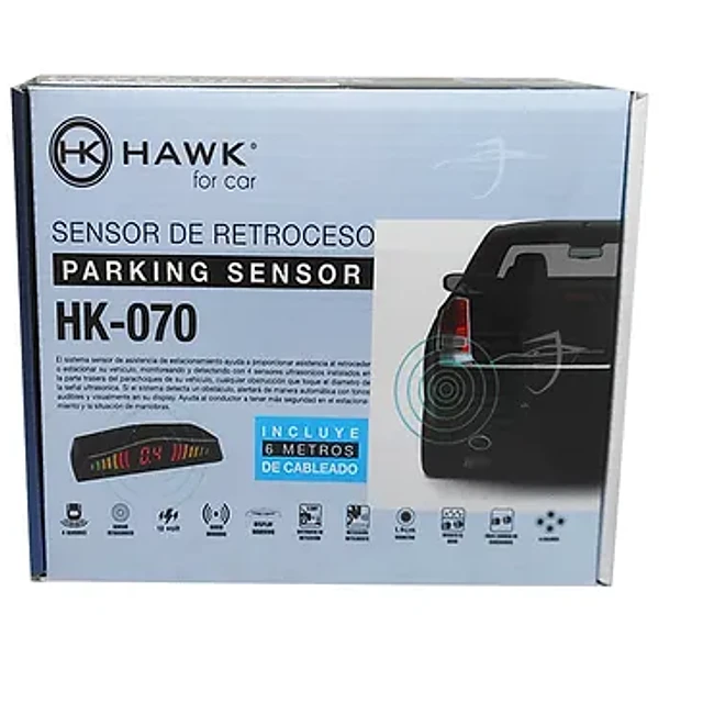 Sensor de retroceso HK-070 Negro