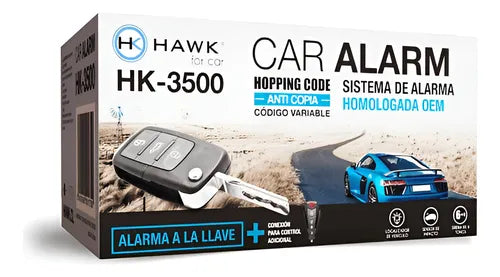 Alarma HK-3500 – Seguridad Avanzada con Llave Original Keyless