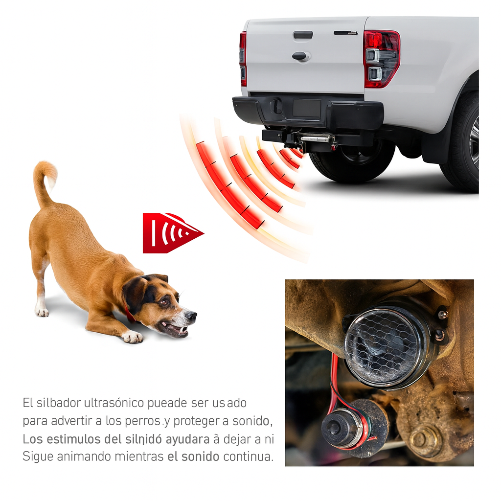 Bocina de Retroceso Universal 12/24V – Auto, Camioneta y Camión