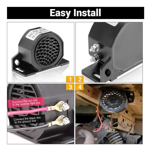 Bocina de Retroceso Universal 12/24V – Auto, Camioneta y Camión