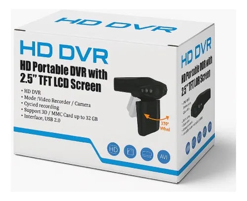 Cámara DVR HD para Auto y Camioneta con Pantalla TFT.