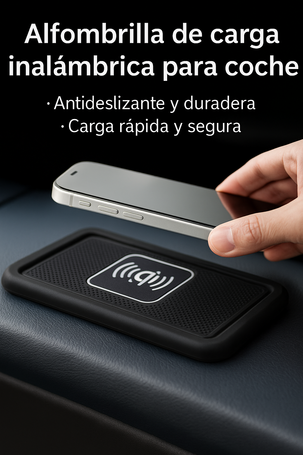 Cargador Inalámbrico Portátil con Cable de Carga Rápida