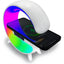Parlante 5 En 1 Cargador, Luz Rgb, Reloj Y Alarma