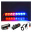 Baliza Parabrisa Led Estroboscópica Azul Rojo