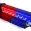Baliza Parabrisa Led Estroboscópica Azul Rojo