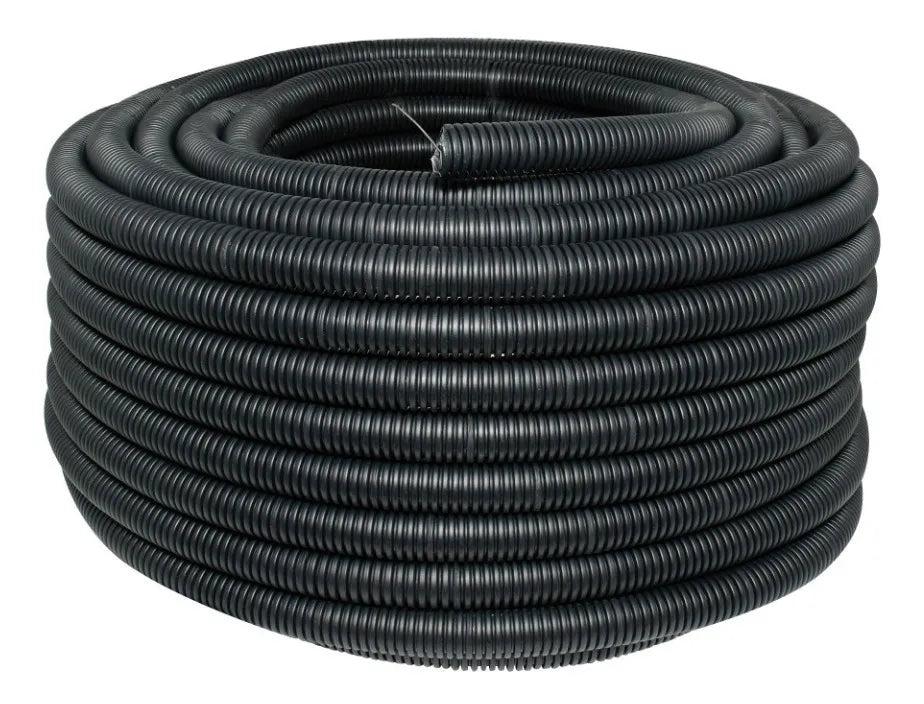 Rollo Corrugado 10 Mm X 25 M Negro