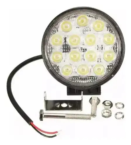 Foco Neblinero Led 14 Chips 42w 10-30v Redondo Para Auto