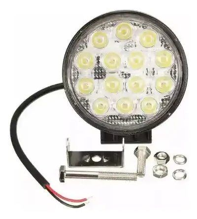 Foco Neblinero Led 14 Chips 42w 10-30v Redondo Para Auto