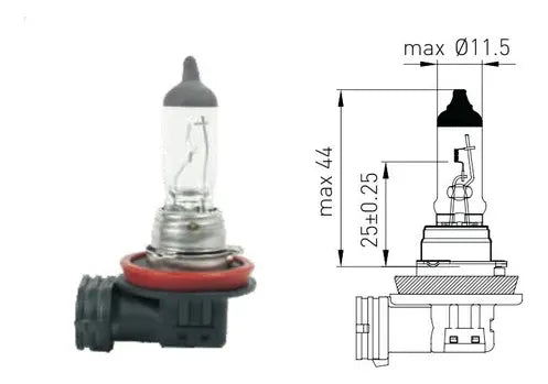 Ampolleta Auto H16 12v 19w Halógena Pgj19-3