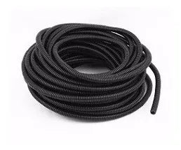 Rollo Corrugado 10 Mm X 25 M Negro