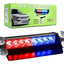 Baliza Parabrisa Led Estroboscópica Azul Rojo