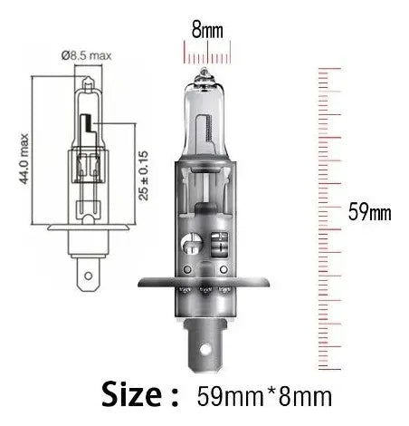 Ampolleta h1 12v 55w Flotop