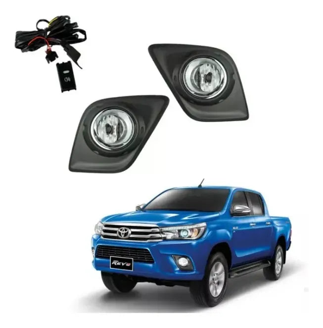 Neblineros halógenos para Toyota Hilux 2016-2020.