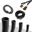 Rollo Corrugado 10 Mm X 25 M Negro