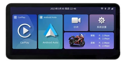 Radio Moto Carplay Android Auto Universal 12v