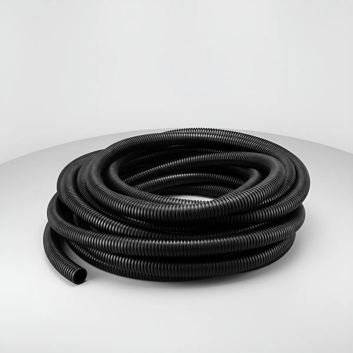 Rollo Corrugado 10 Mm X 25 M Negro