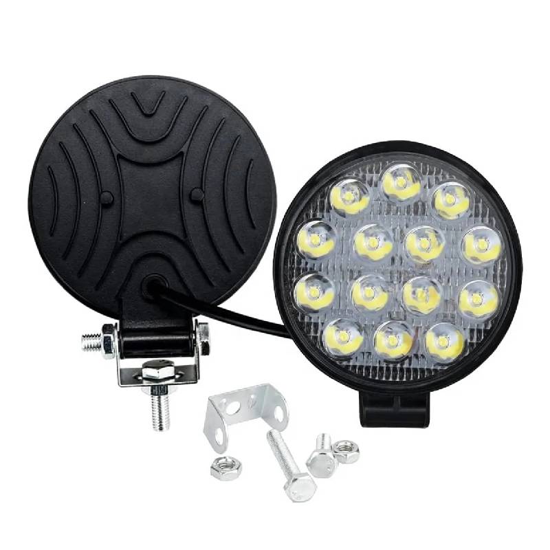 Foco Neblinero Led 14 Chips 42w 10-30v Redondo Para Auto