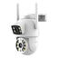 Cámara Ip Head 2vision Dual Doble Lente 1080p Mlab 09419 Color Blanco