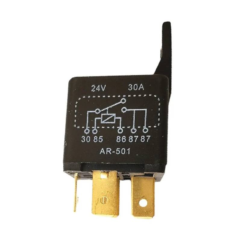Rele 24v/30 A Universal 5 Patas Repuesto Eléctrico
