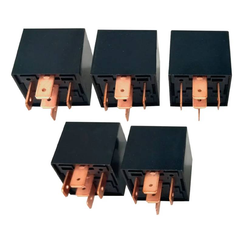 Relay 30/40 A 5 Pines Mlab Pack X5 Automotriz, 12 V, 9322