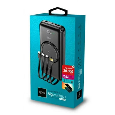 Mlab Powerbank 20000 Mah 4 Salidas 2.4 A Negro