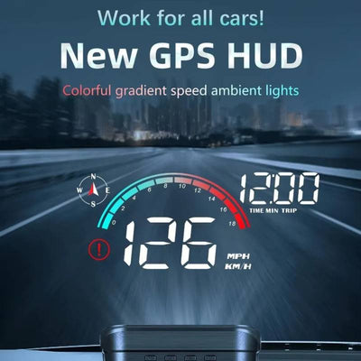 Velocímetro Digital Universal Hud M22 Gps Pantalla Hud Km/h