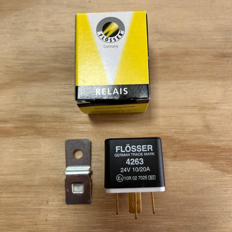 Relé 4263 Flosser 24v 10a 5 Pines Sistema Eléctrico Pesado