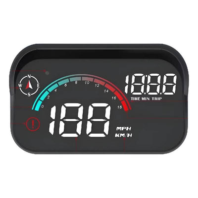 Velocímetro Digital Universal Hud M22 Gps Pantalla Hud Km/h