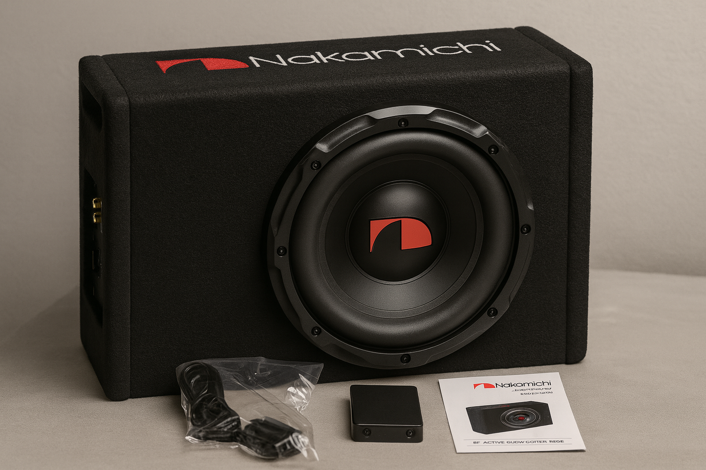 Subwoofer Activo Nakamichi NBX25M 10” – 1000W de Potencia y Sonido Premium
