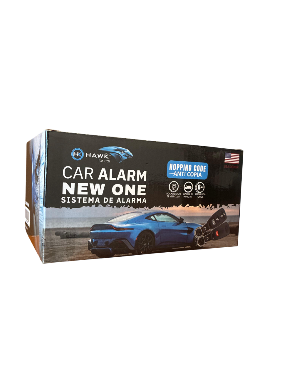 Alarma Para Automovil 12v Hawk One