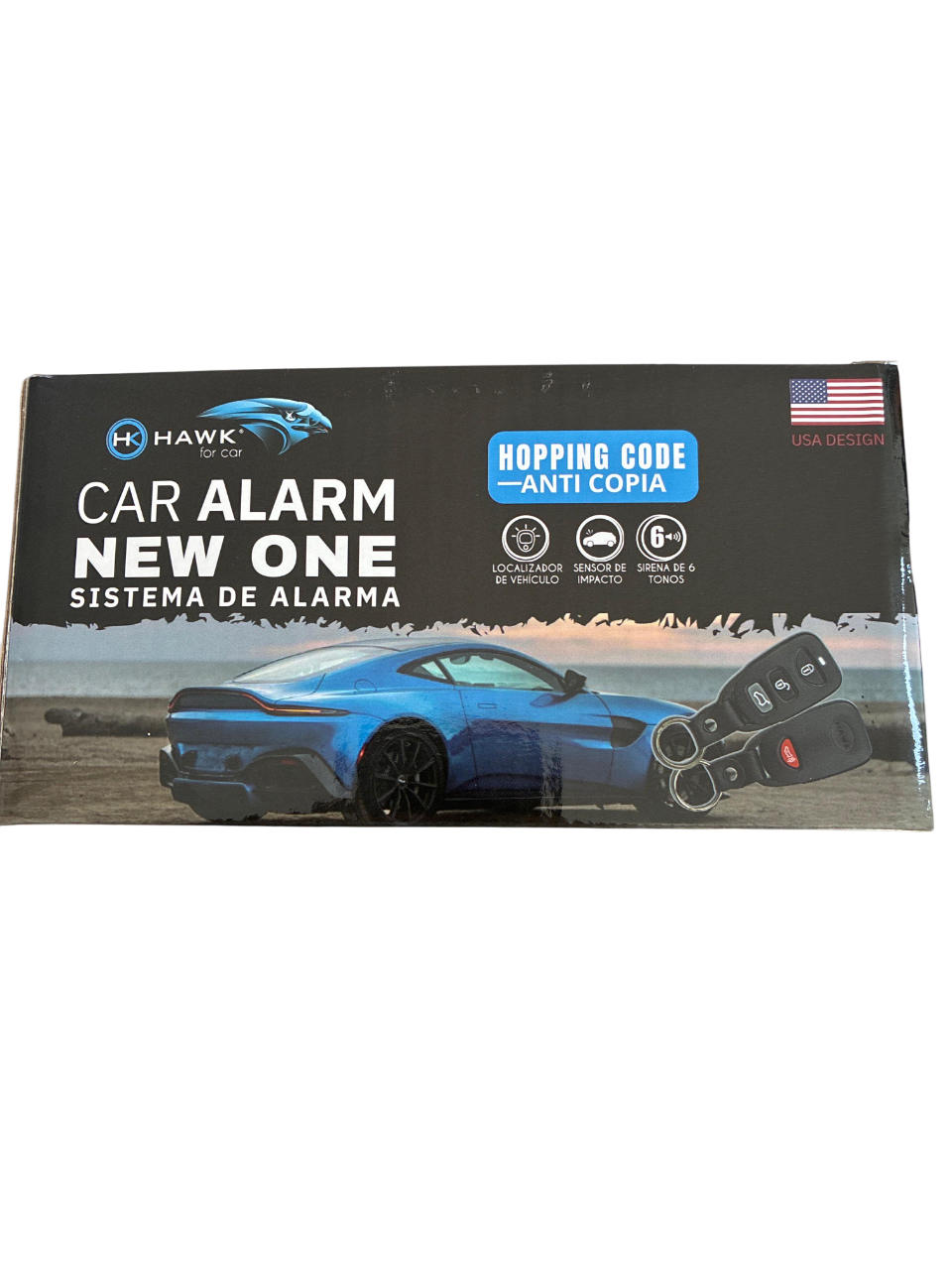 Alarma Para Automovil 12v Hawk One