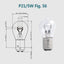 Ampolleta Halógena P215w 12v Bay15d 10ud