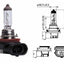 Ampolleta H8 12v 35w Halógena Luz Blanca Pgj19-1