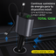 Cargador Auto 120w USB De 2 Cables Retráctil Carga Rápida.